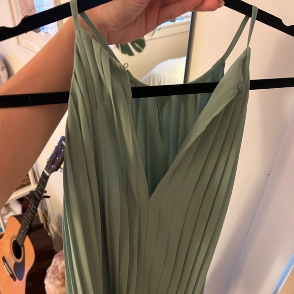 Pleated Chiffon Dress - Picture 4 of 4